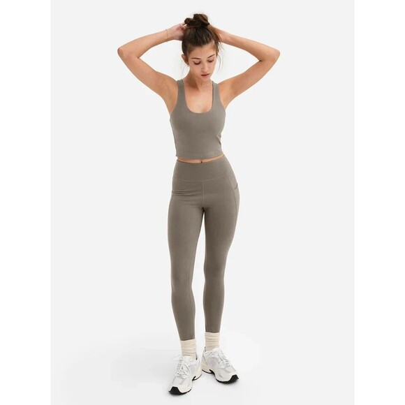 MATE THE LABEL ORGANIC‎ COTTON STRETCH POCKET PEBBLE LEGGINGS NEW AND NWOT - Picture 3 of 5